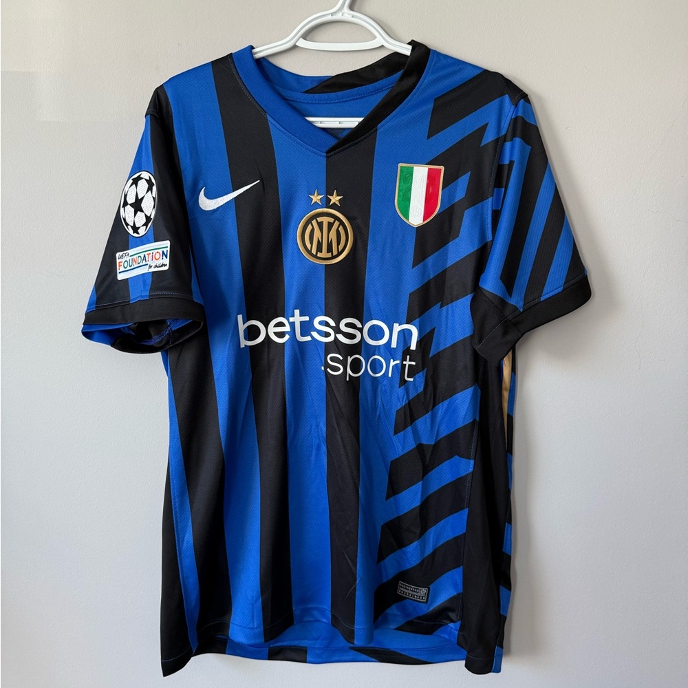 Lautaro Martinez Inter Milan Champions League New Men’s Nike Soccer Jersey